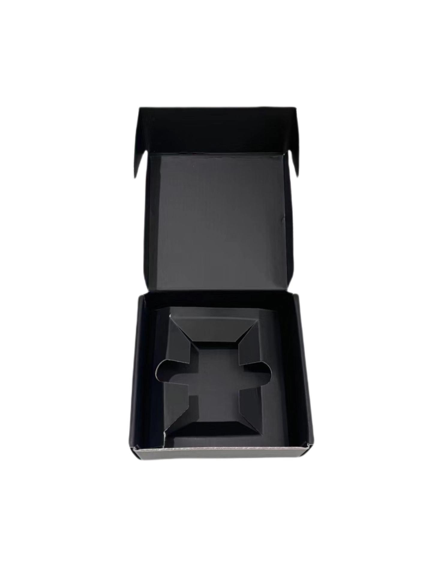 Custom All Black Mailer Box With Insert